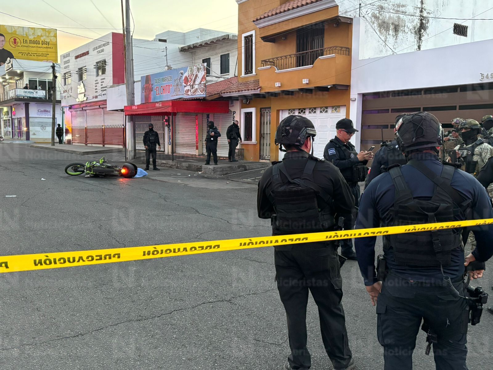 Ejecutan a un policía municipal en el Primer Cuadro de Culiacán