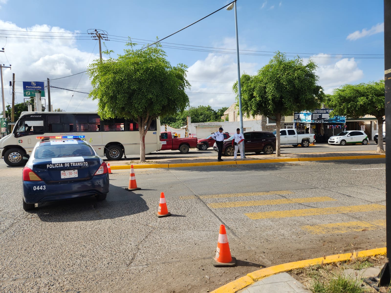 reten de la Policía de Transito