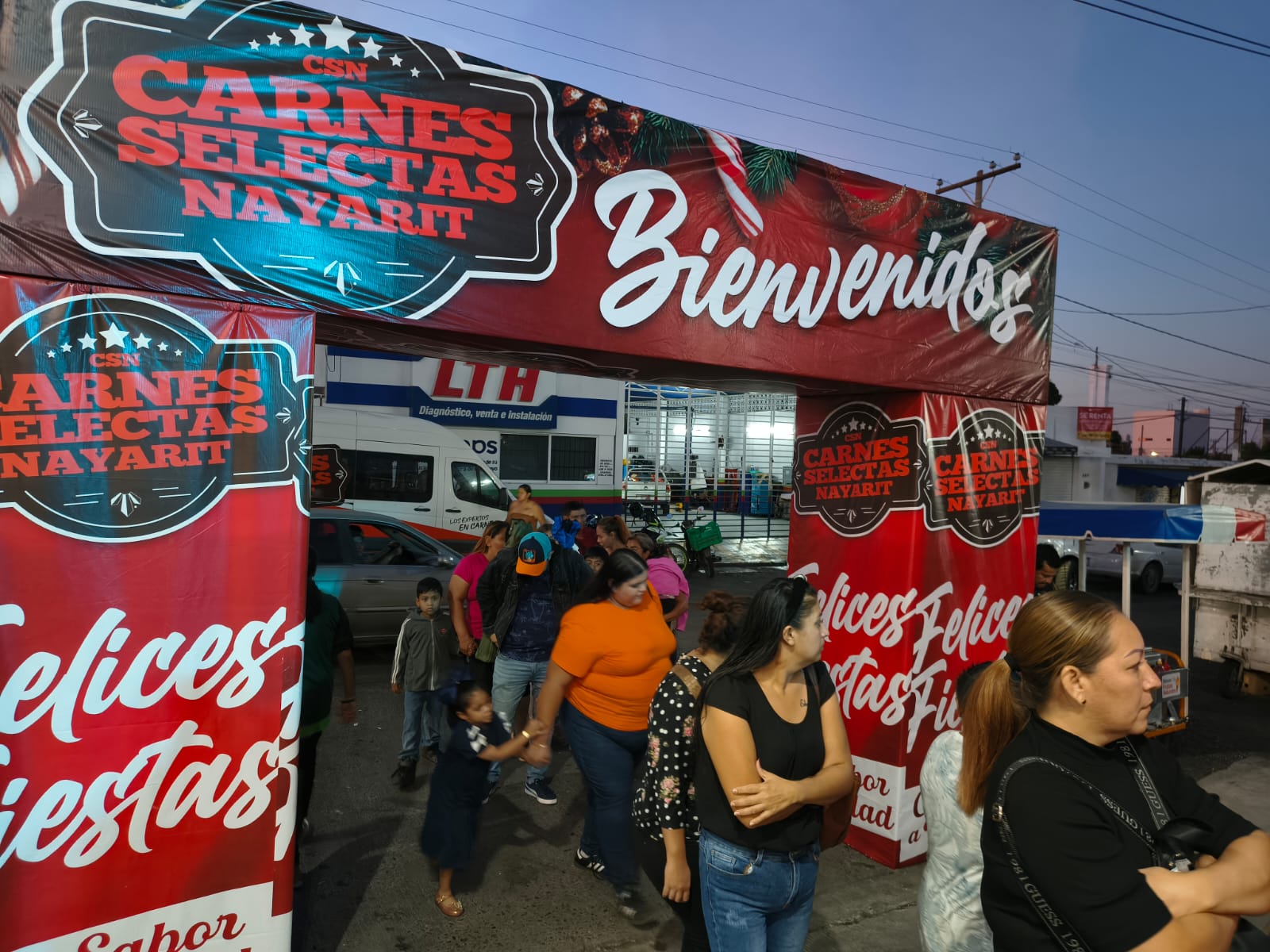 Posada navideña de Carnes Selectas Nayarit en Mazatlán