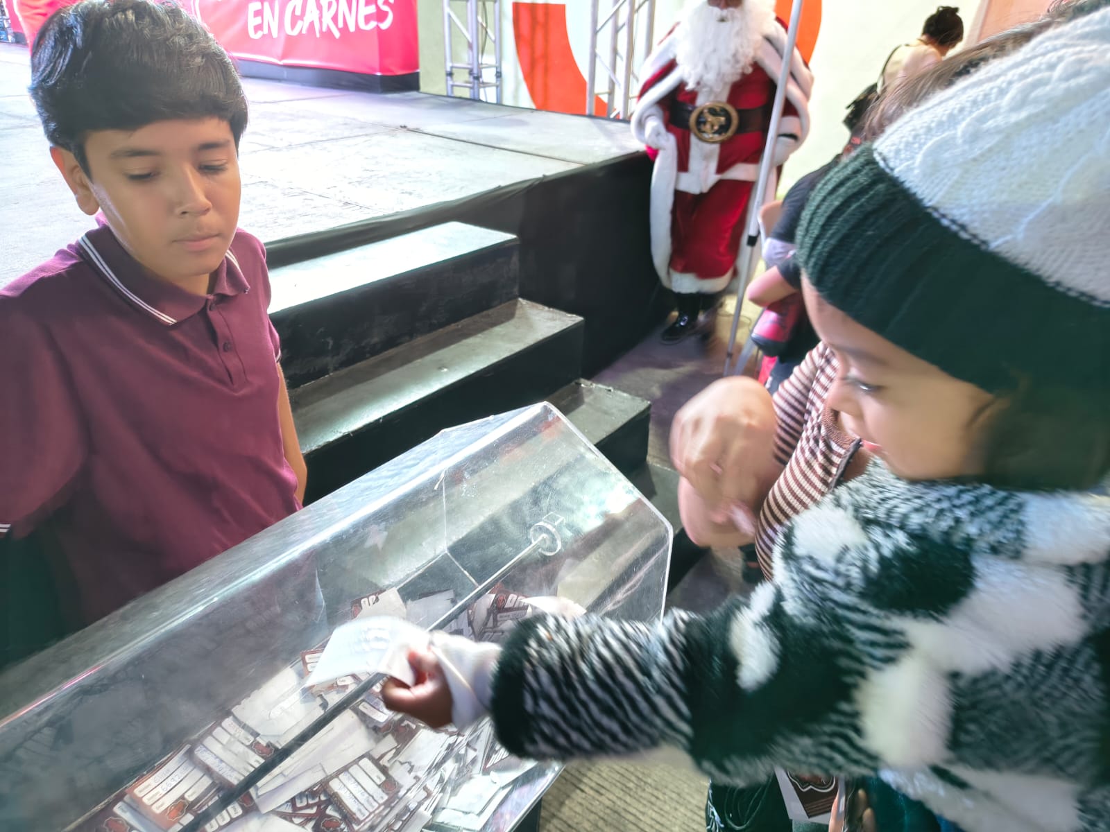 Posada navideña de Carnes Selectas Nayarit en Mazatlán