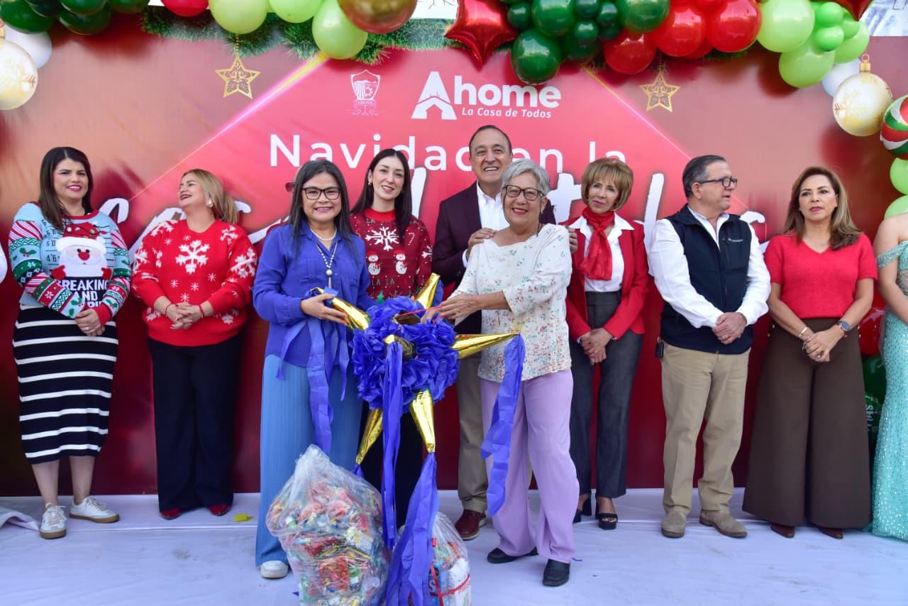 posada navideña en Ahome