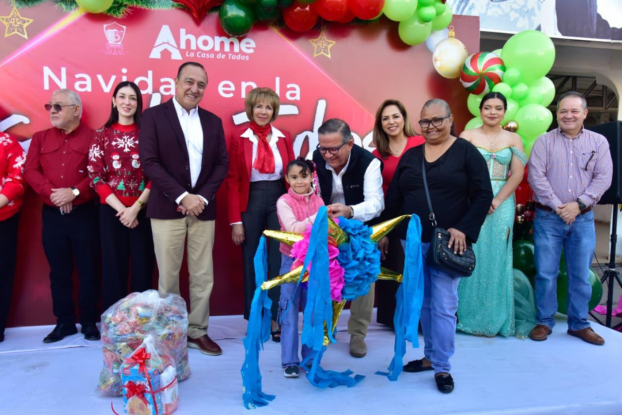 posada navideña en Ahome