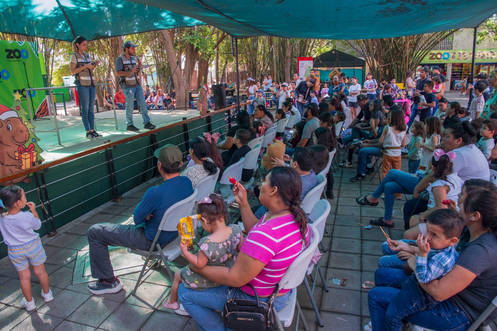 posada navideña en el Zoológico de Culiacán