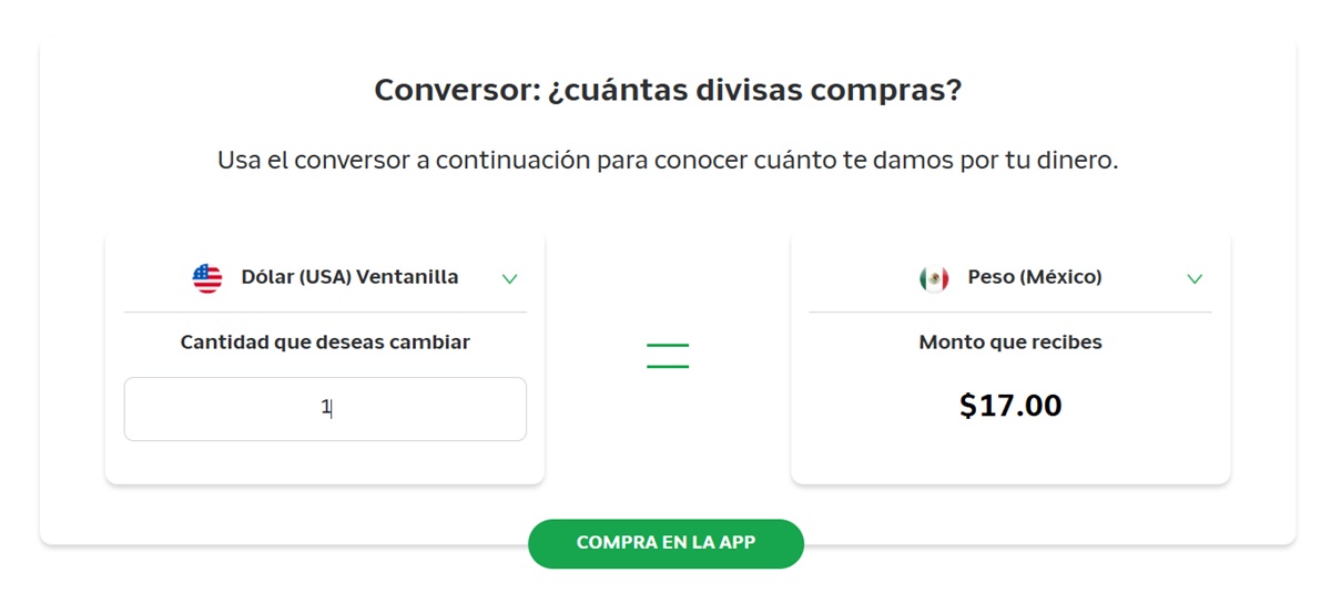 Precio del dólar en Banco Azteca