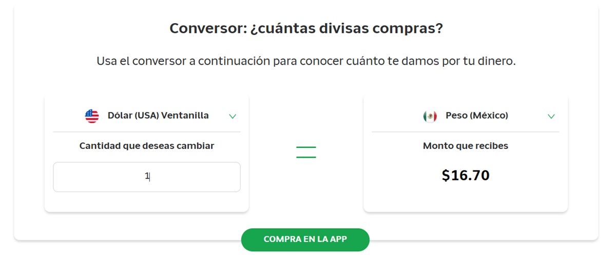 Precio del dólar en Banco Azteca