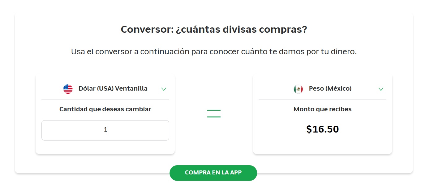 Precio del dólar en Banco Azteca