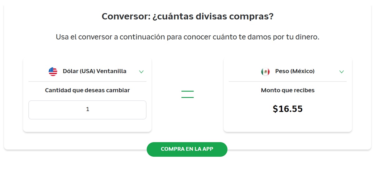 Precio del dólar en Banco Azteca