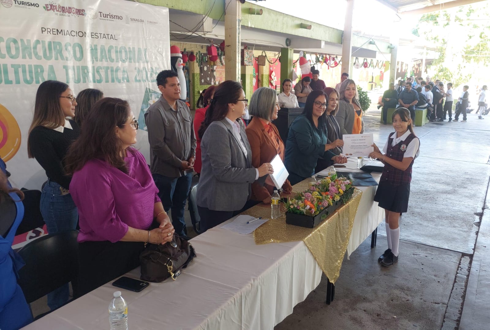 Premiación del Concurso Nacional Cultura Turística en Salvador Alvarado