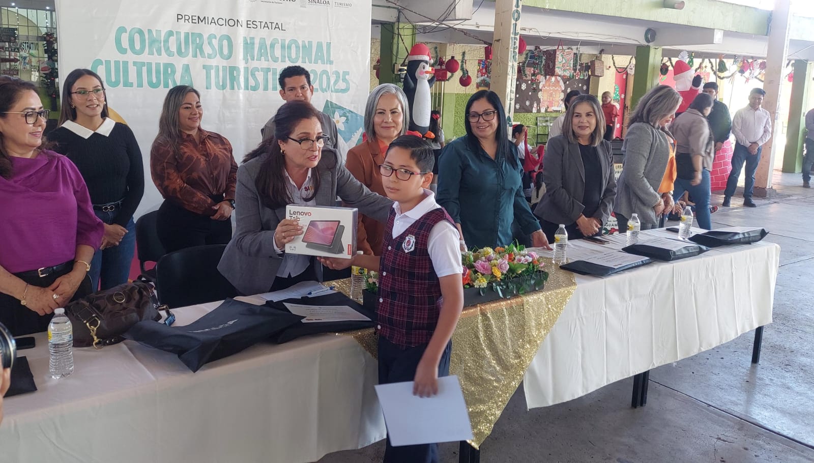 Premiación del Concurso Nacional Cultura Turística en Salvador Alvarado