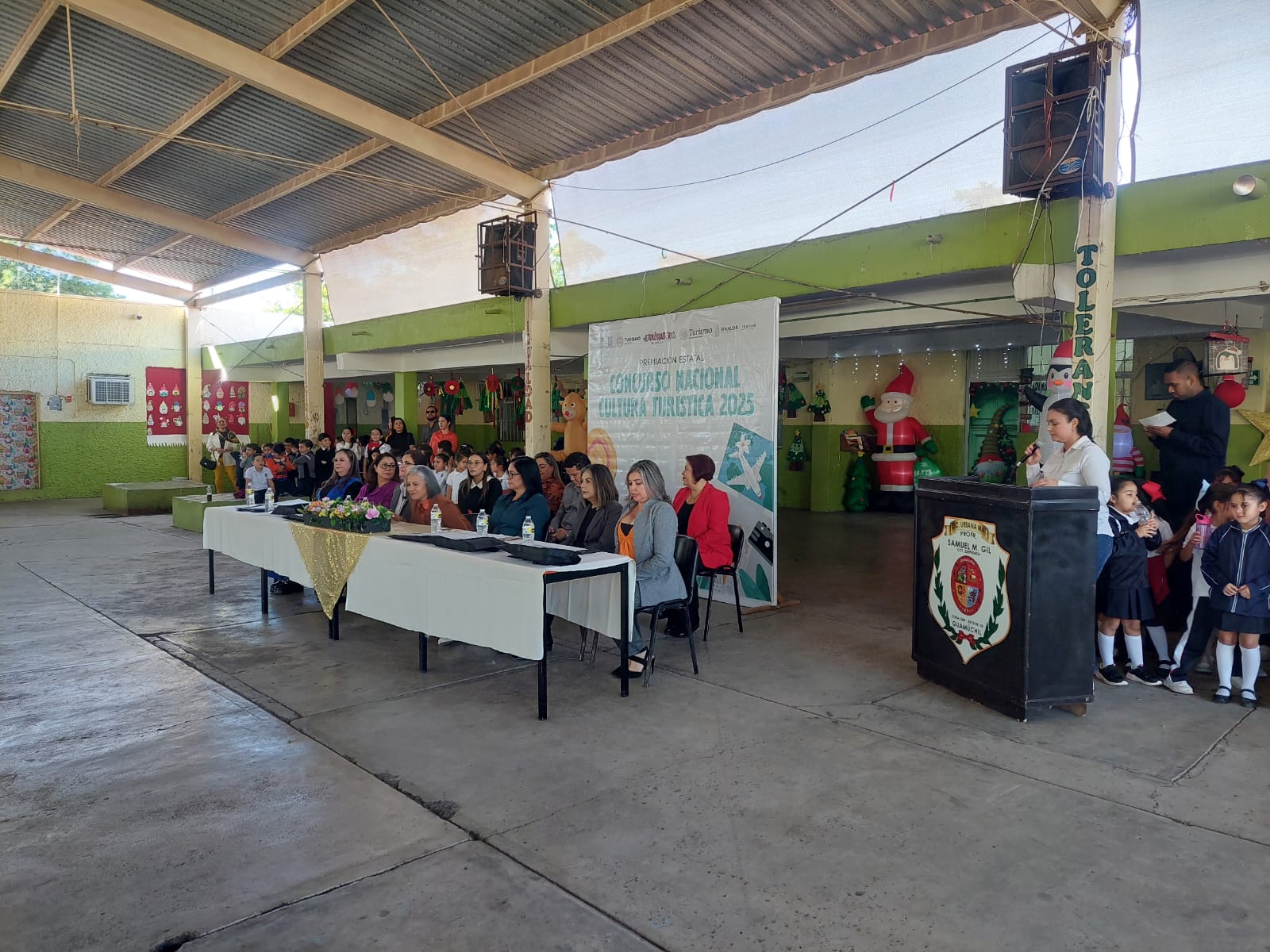 Premiación del Concurso Nacional Cultura Turística en Salvador Alvarado