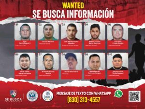 Presuntos delincuentes buscados por Estados Unidos