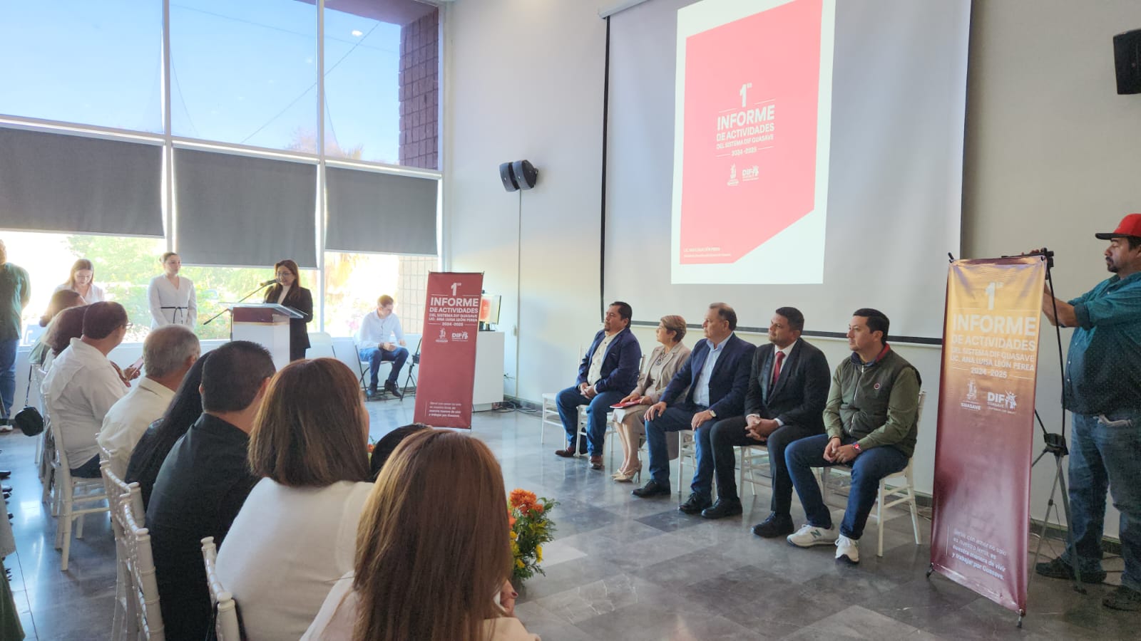 Primer informe de actividades de DIF Guasave