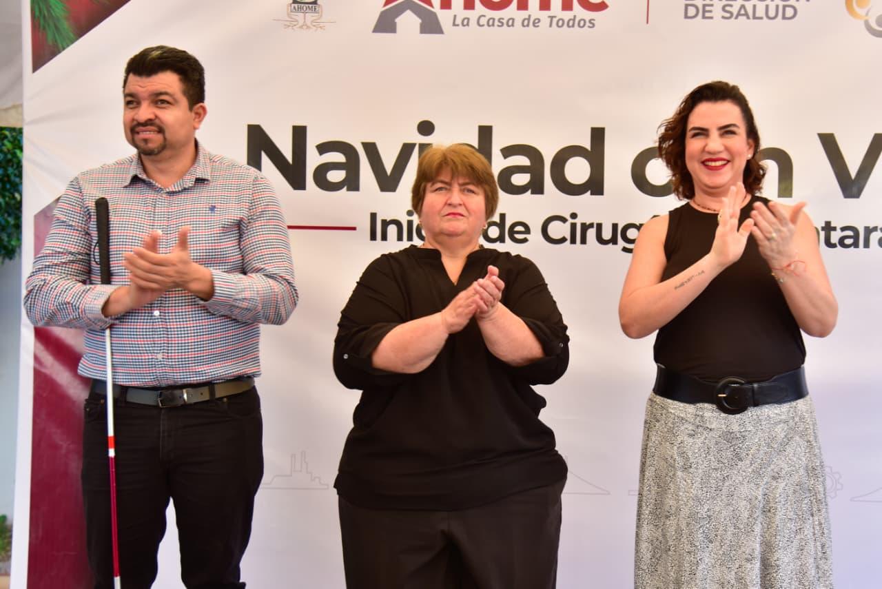 Programa "Navidad con visión" en Ahome, Sinaloa