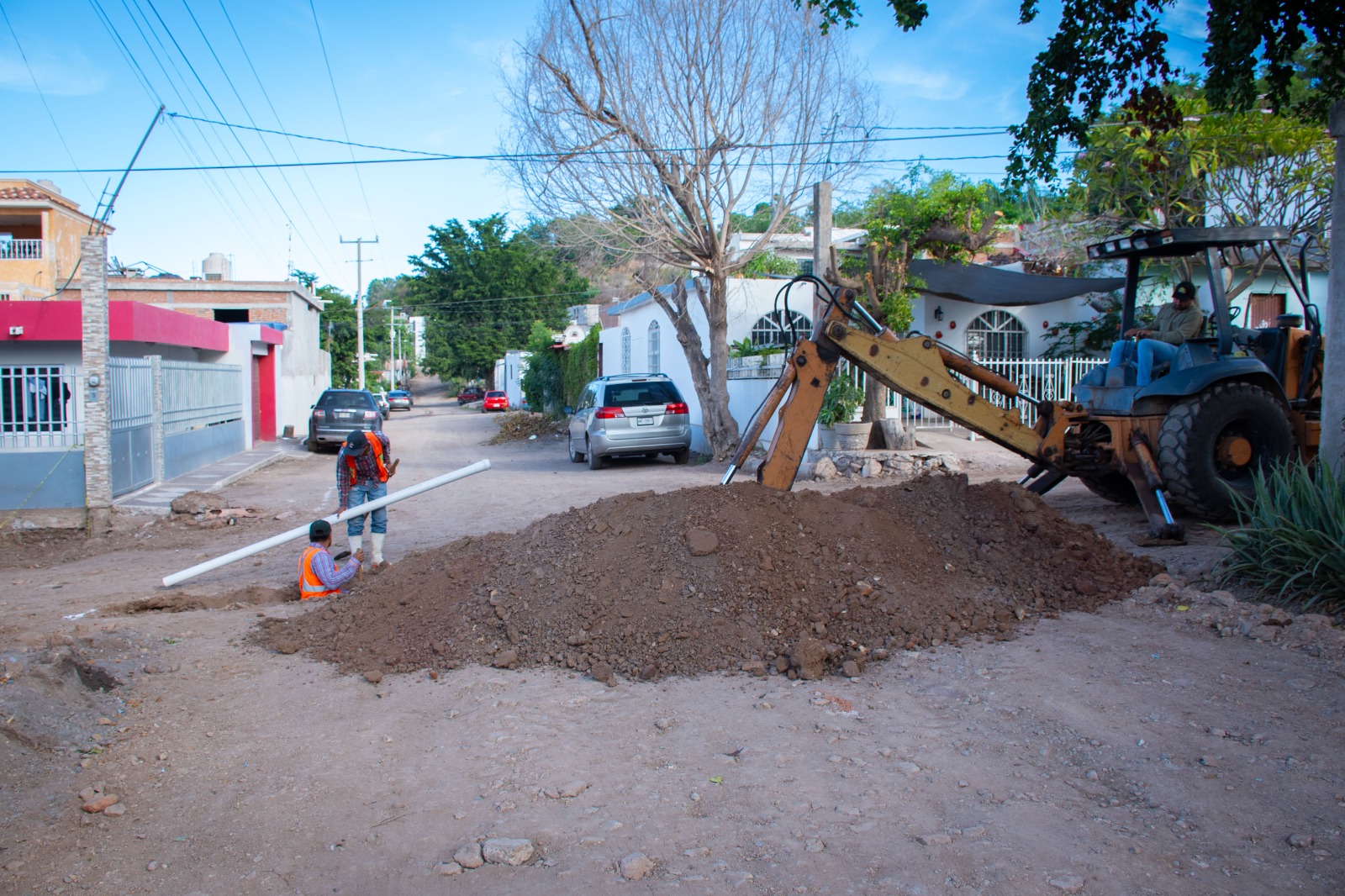 raspado de calles para pavimentación Culiacán