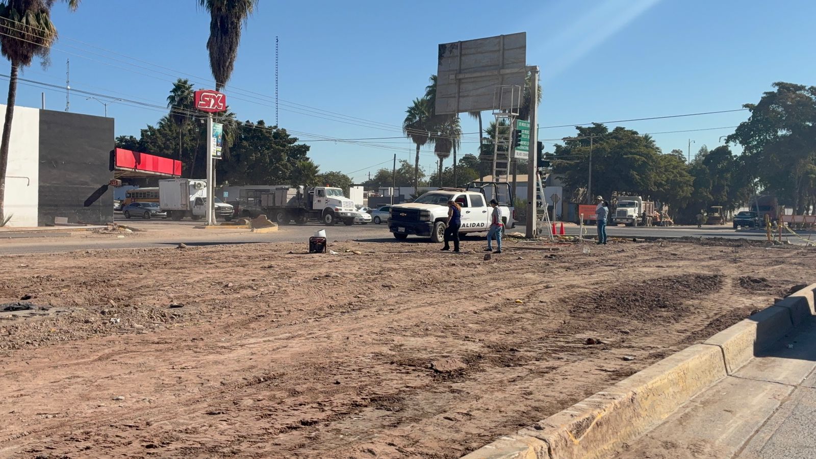 Reabren circulación sobre el bulevar Centenario, en Los Mochis