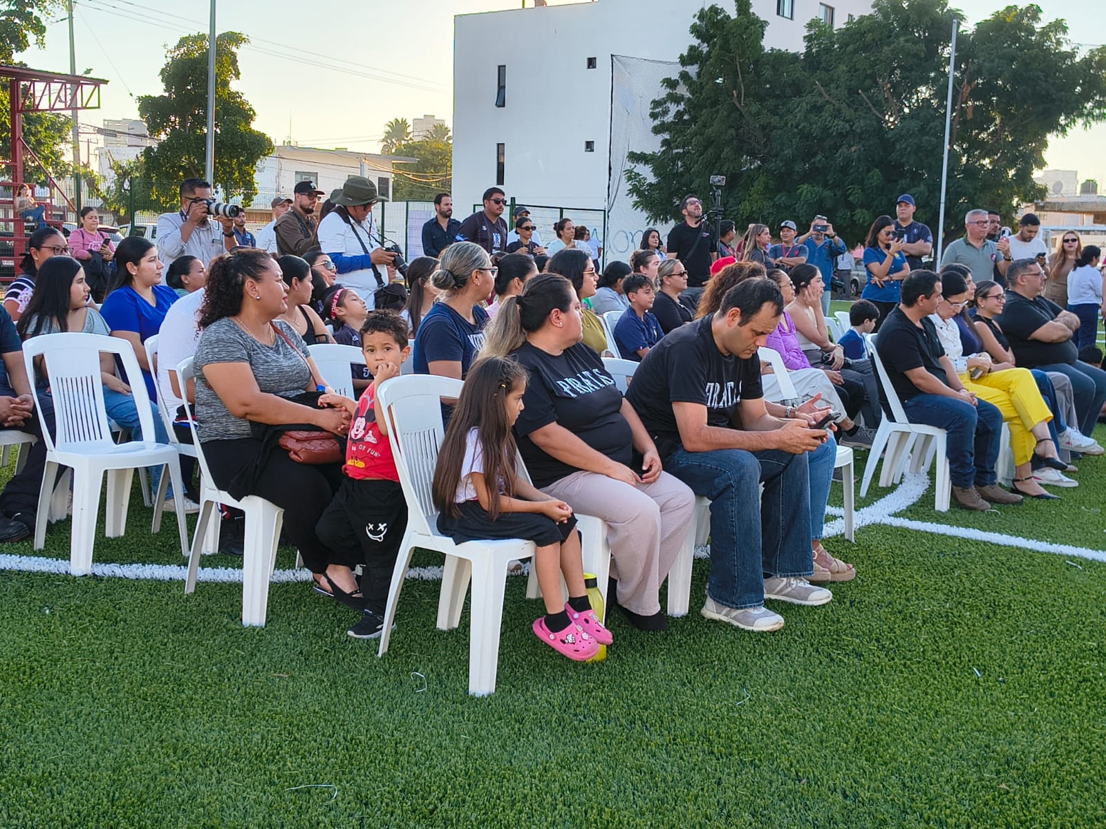 Rehabilitan cancha de futbol 7 en Mazatlán, Sinaloa