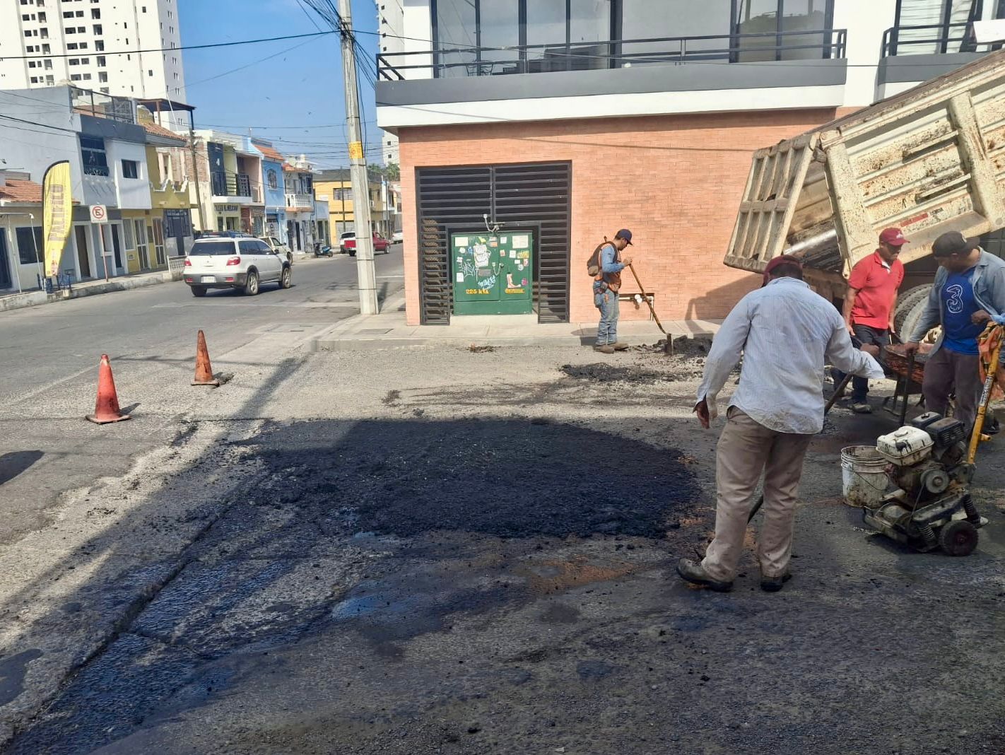 reparación de baches