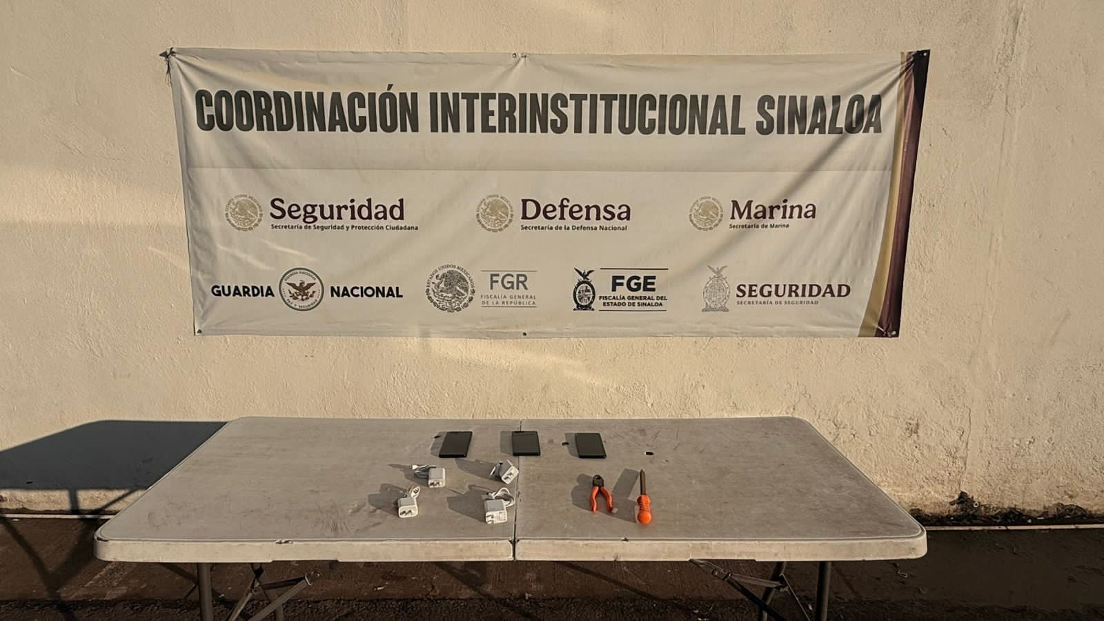 Resultados del operativo de revisión en el Pena de Aguartuo en Culiacán