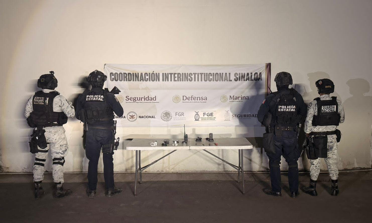 Objetos asegurados en el penal de Aguaruto, Culiacán, Sinaloa