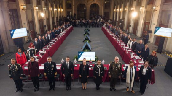 Rocha agradece apoyo de Sheinbaum en seguridad; asiste a Sesión del Consejo Nacional de Seguridad Pública