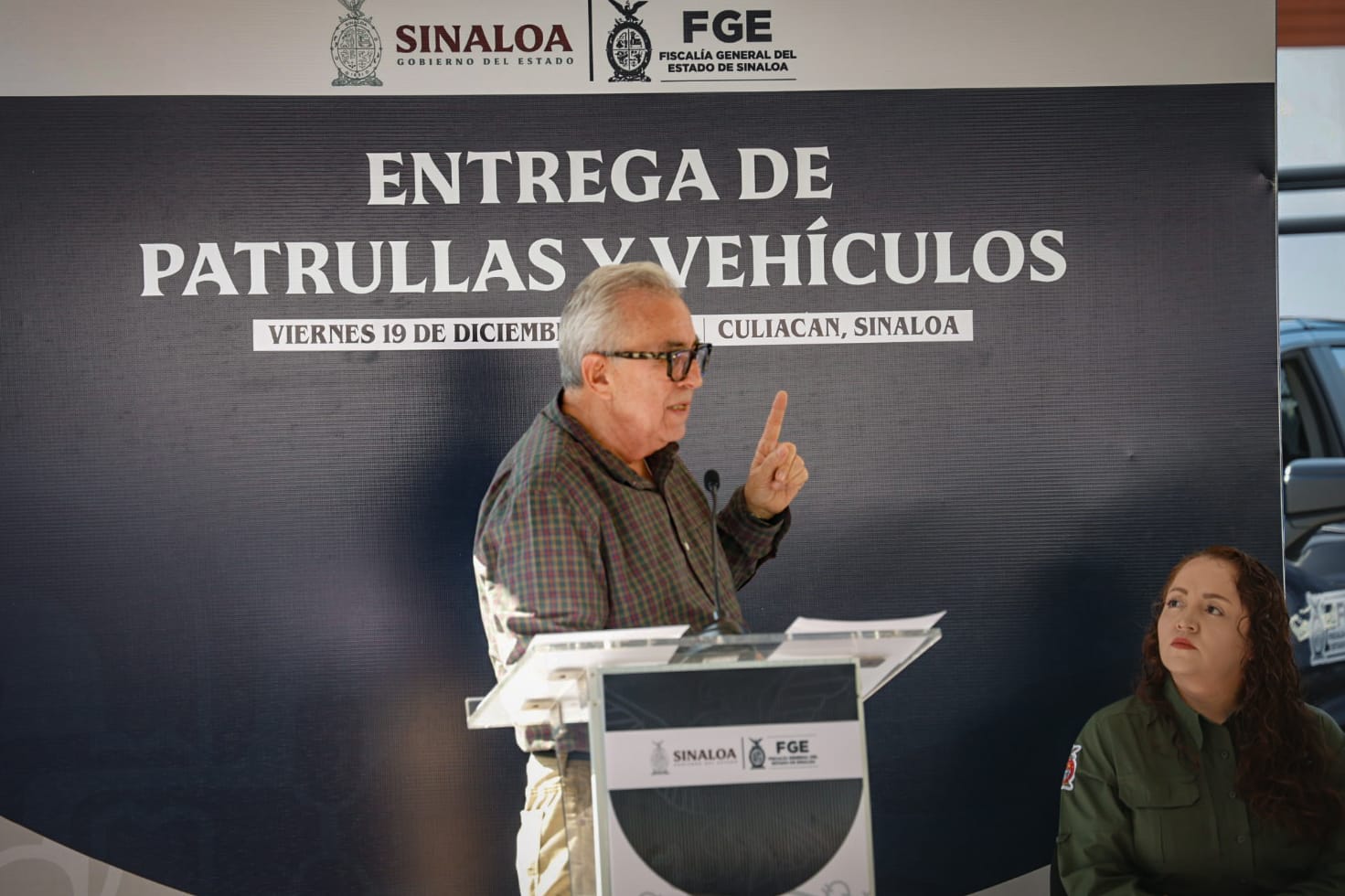 Entrega de Patrullas y Vehículos, Fiscalía General del Estado de Sinaloa