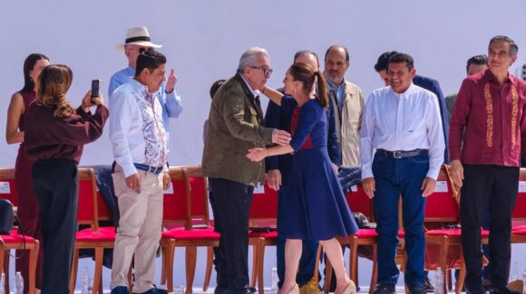 “Siempre con usted, presidenta. Siempre con la 4T”: Rocha en celebración de los 7 años de la Cuarta Transformación, en CDMX