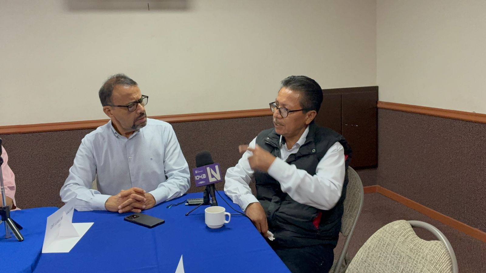 rueda de prensa en los mochis