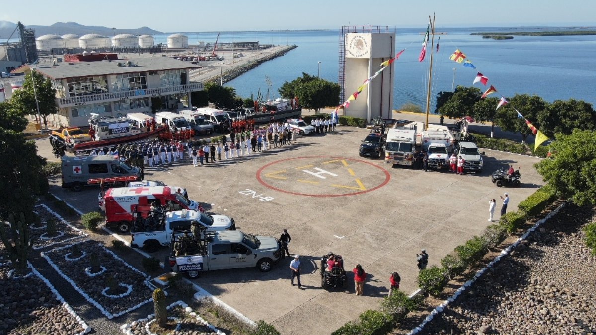 secretaria de marina da banderazo al operativo operacion salvavidas invierno 2025 lugar