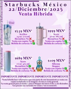 Segunda parte de la colección decembrina de Starbucks