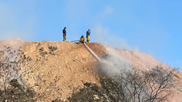 Concluyen trabajos para sofocar incendio en el relleno sanitario de Culiacán, Sinaloa; PC reporta saldo blanco