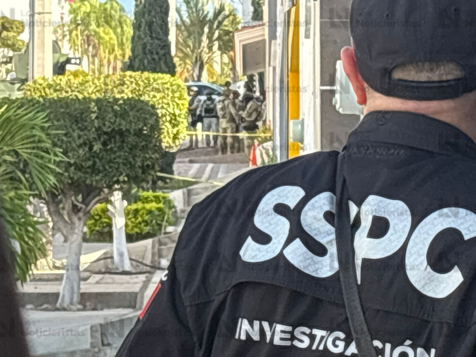 Elementos de la SSPC, Ejercito y FGR en aseguramiento de domicilio