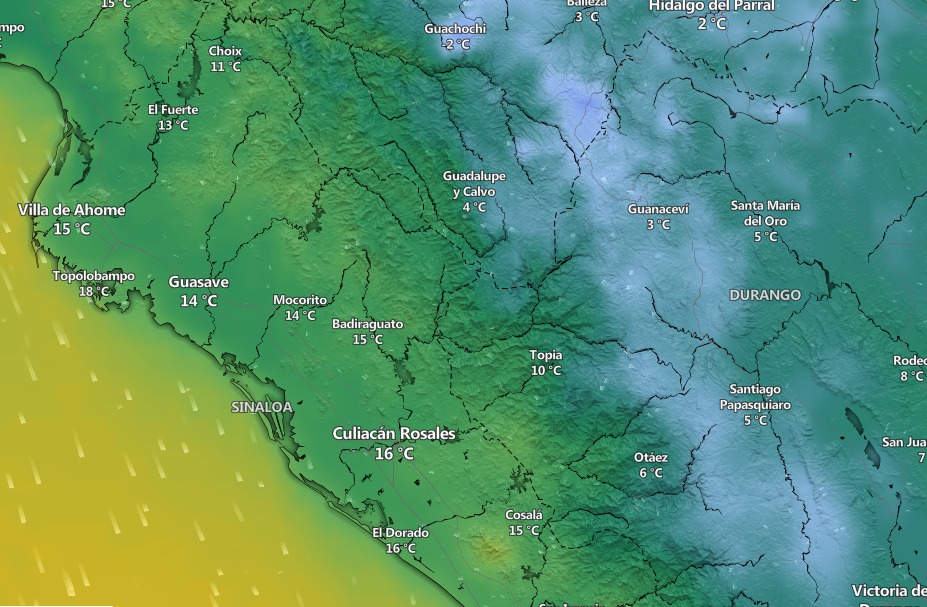 clima en sinaloa y mexico