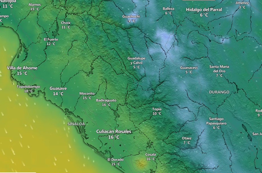 clima en sinaloa y mexico