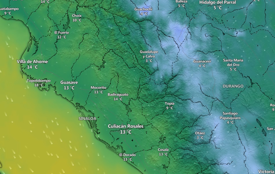 clima en sinaloa y mexico