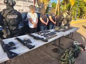 Tres detenidos tras enfrentamiento armado en Santa Fe, en Culiacán