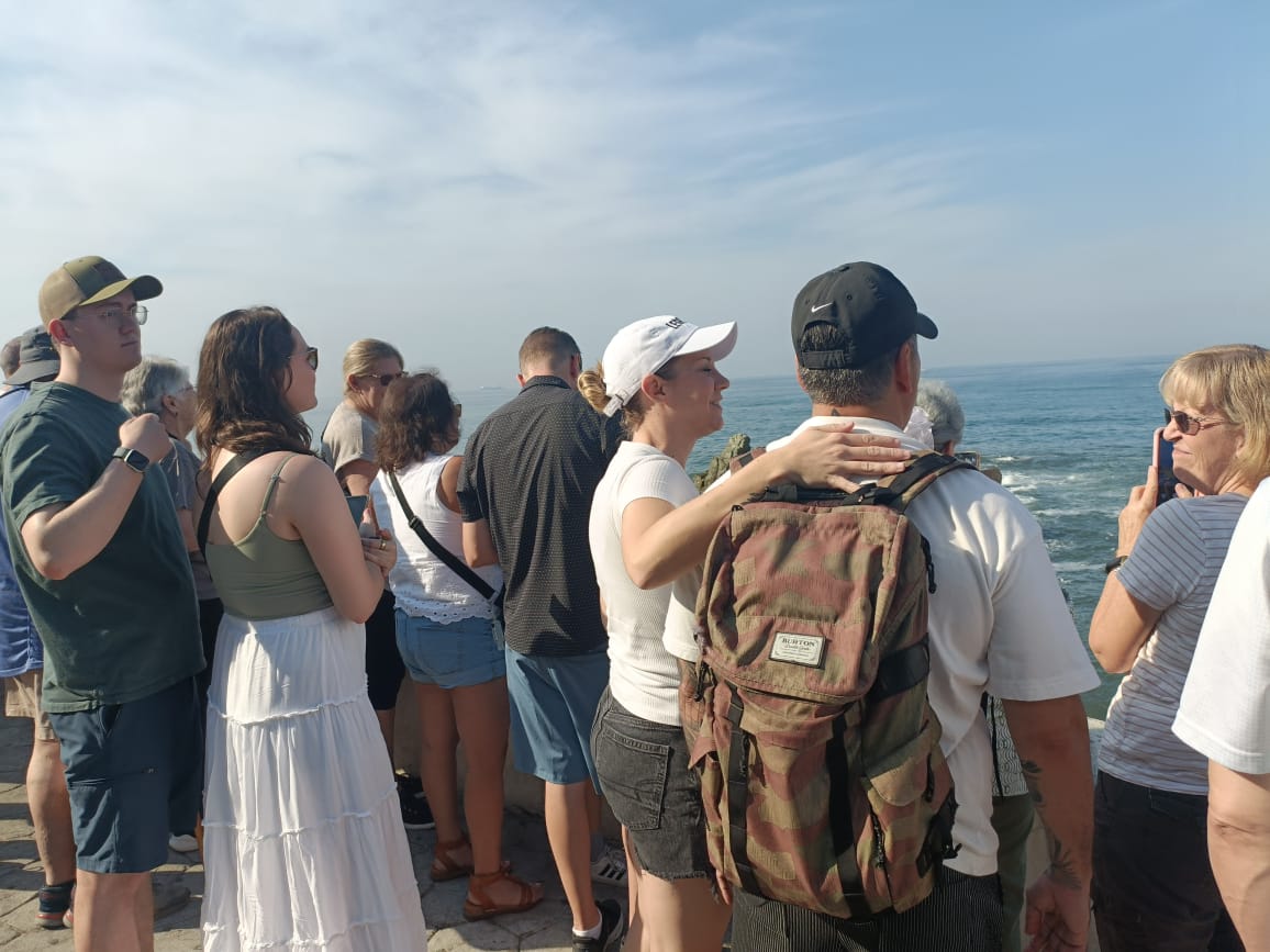 turistas en Mazatlán