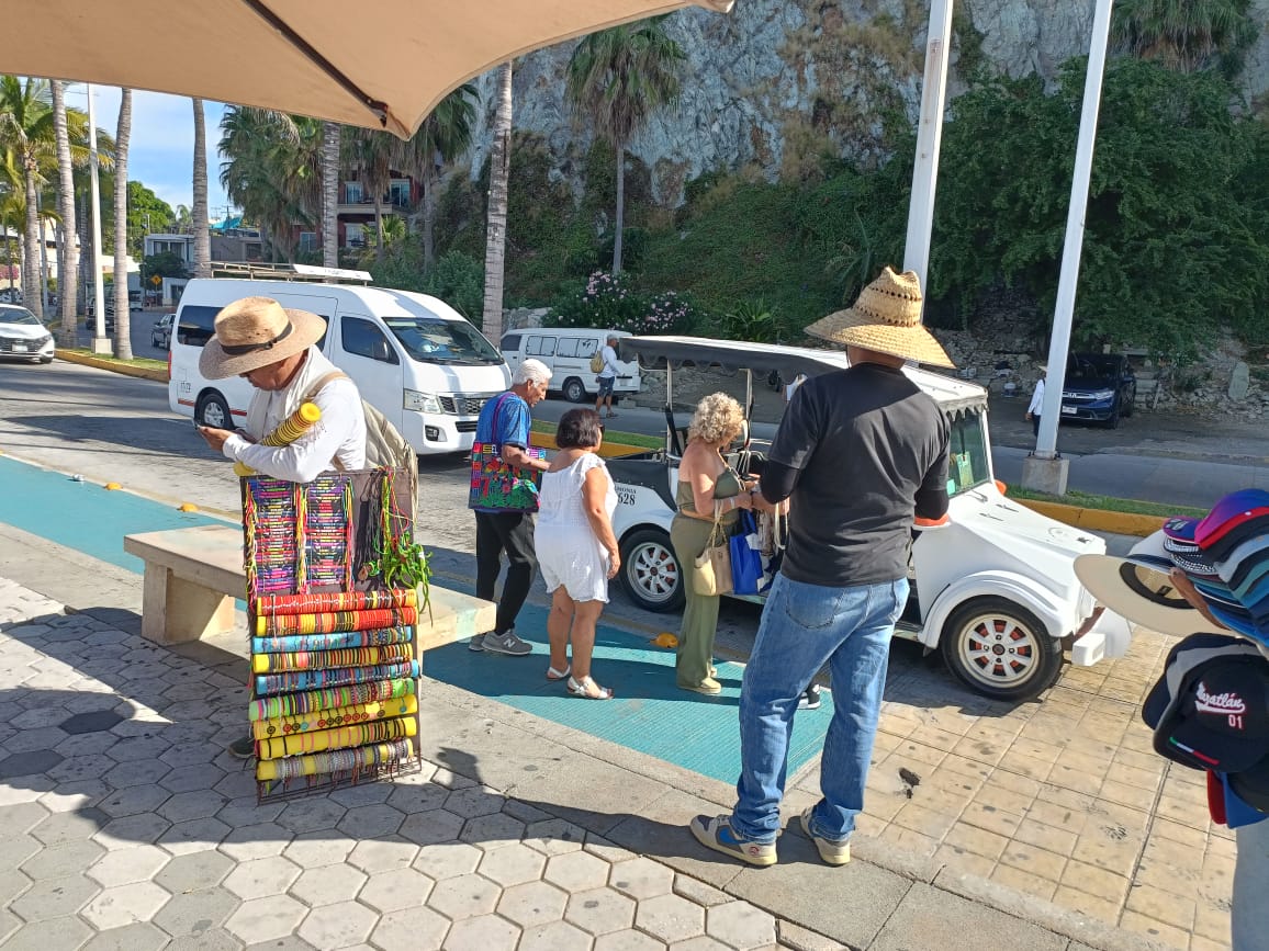 turistas en Mazatlán