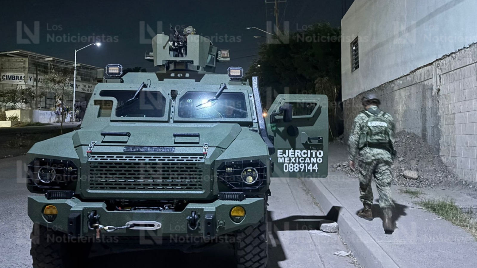 Ejército resguarda la escena del crimen