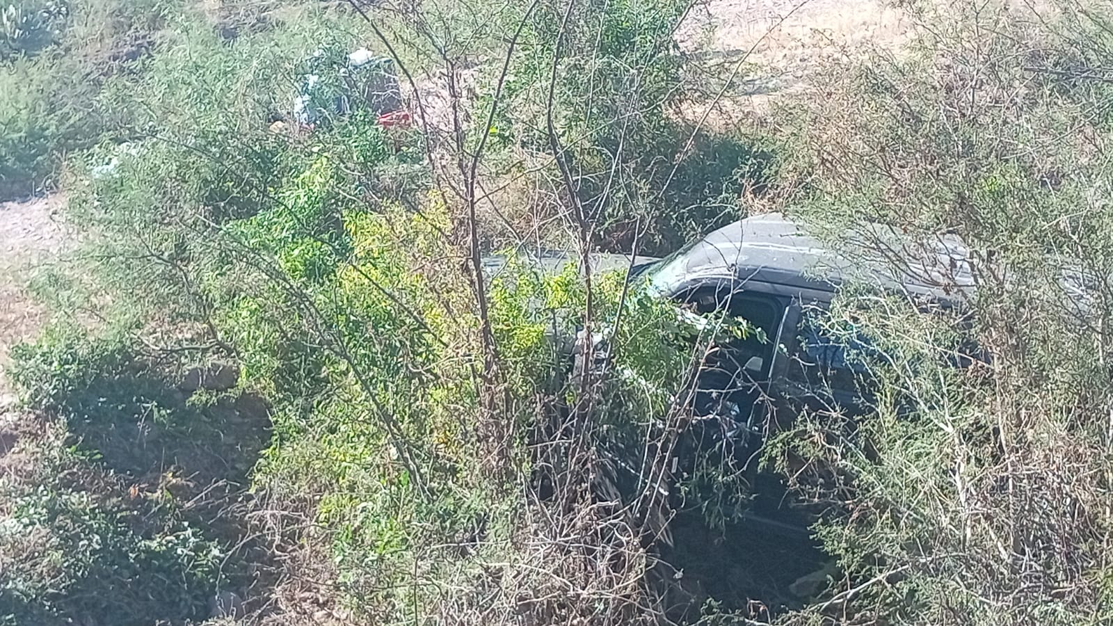 Jeep Liberty accidentada