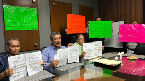 Ampliación Praderas se suma a protesta de colonos de San Fernando, en Los Mochis, Sinaloa; acusan venta irregular de áreas verdes