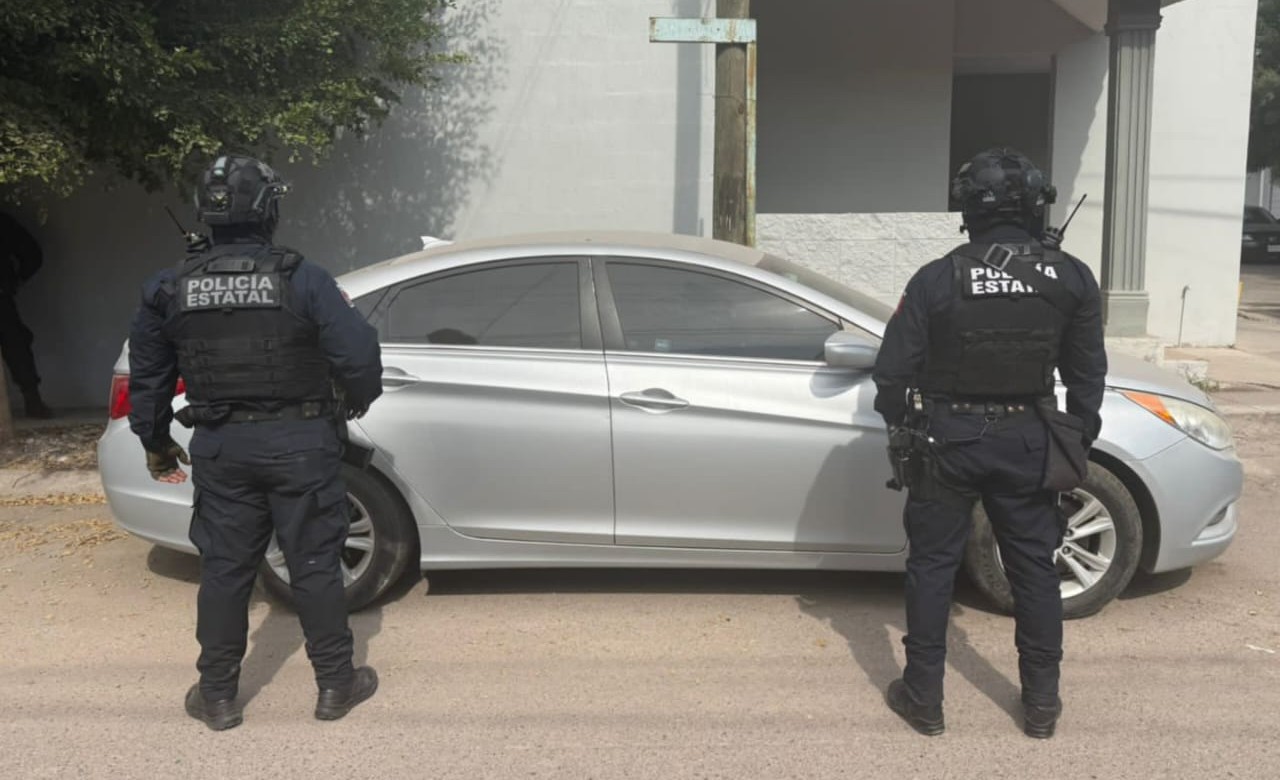 Vehículo asegurado en Culiacán, Sinaloa