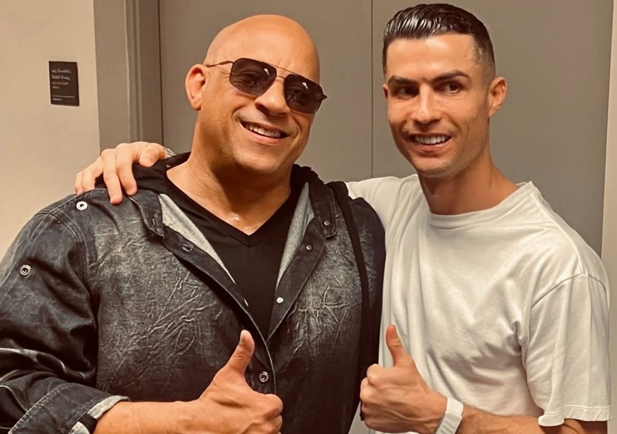 Vin Diesel y Cristiano Ronaldo.