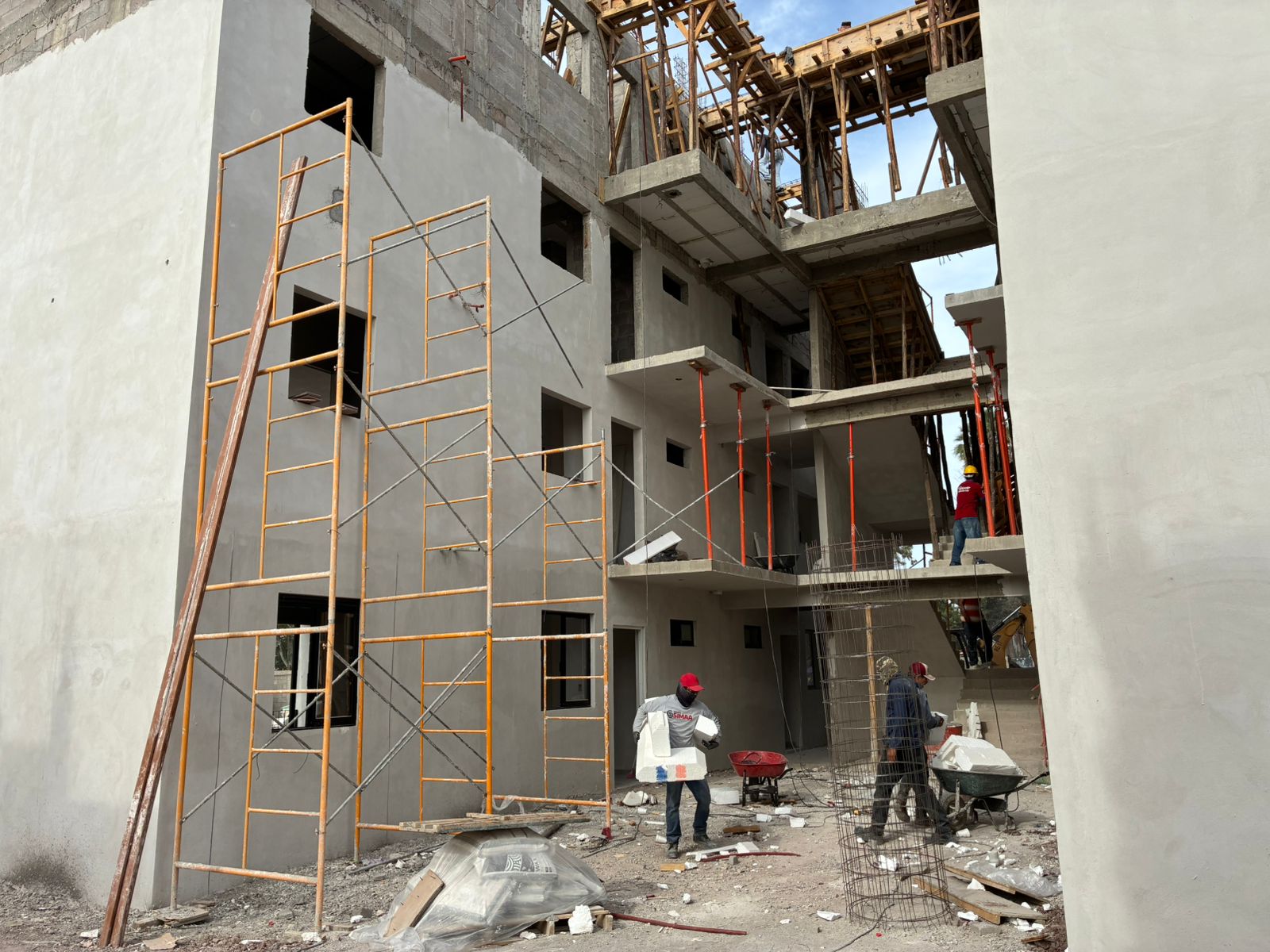 Construcción de Viviendas del Bienestar en Los Mochis, Sinaloa