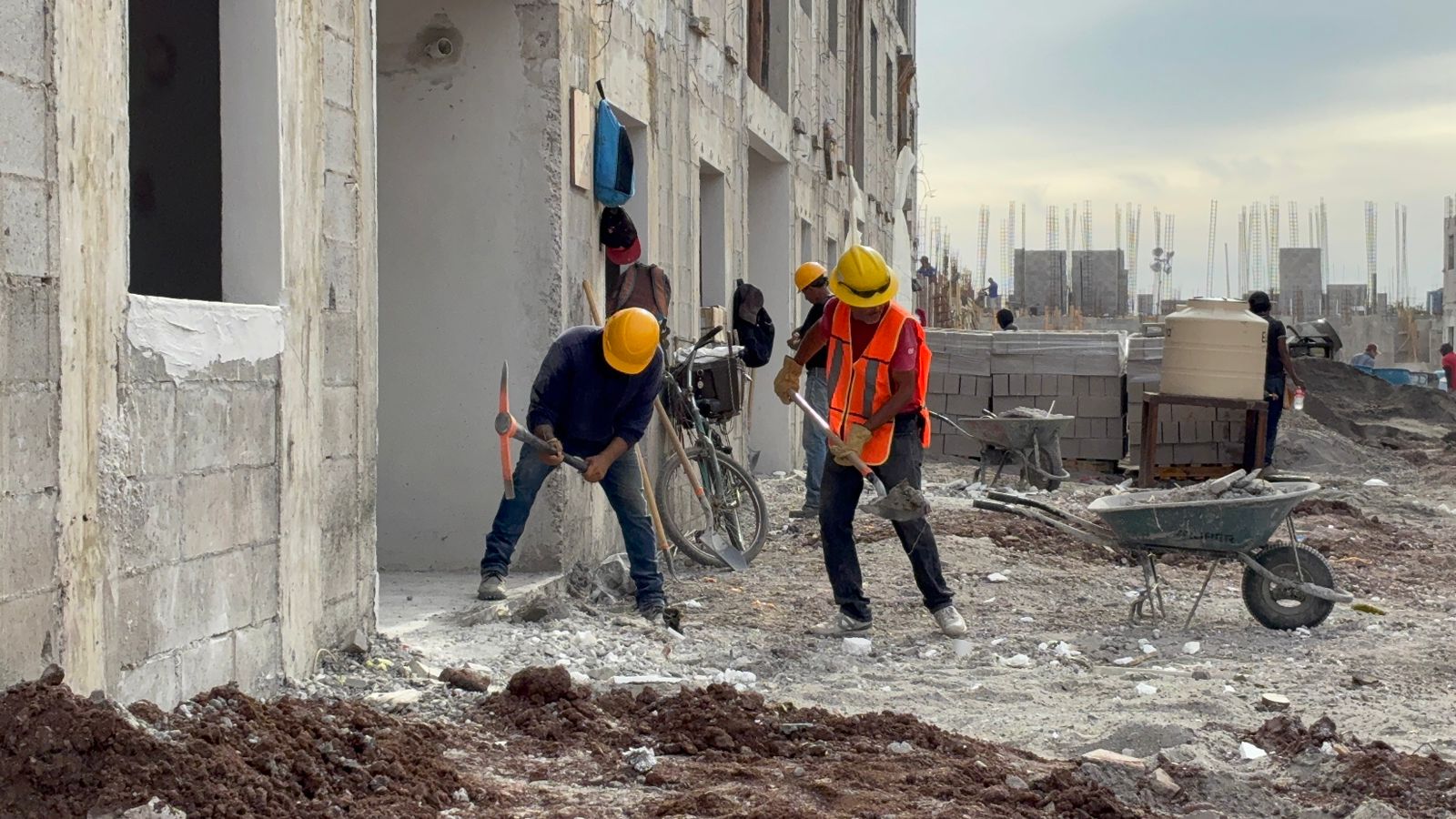 Construcción de Viviendas del Bienestar en Los Mochis, Sinaloa