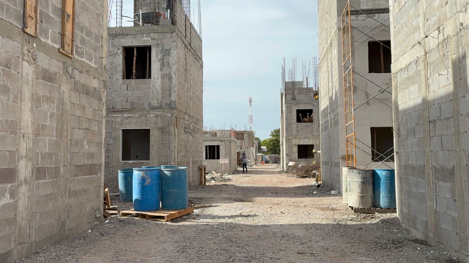 Construcción de Viviendas del Bienestar en Los Mochis, Sinaloa