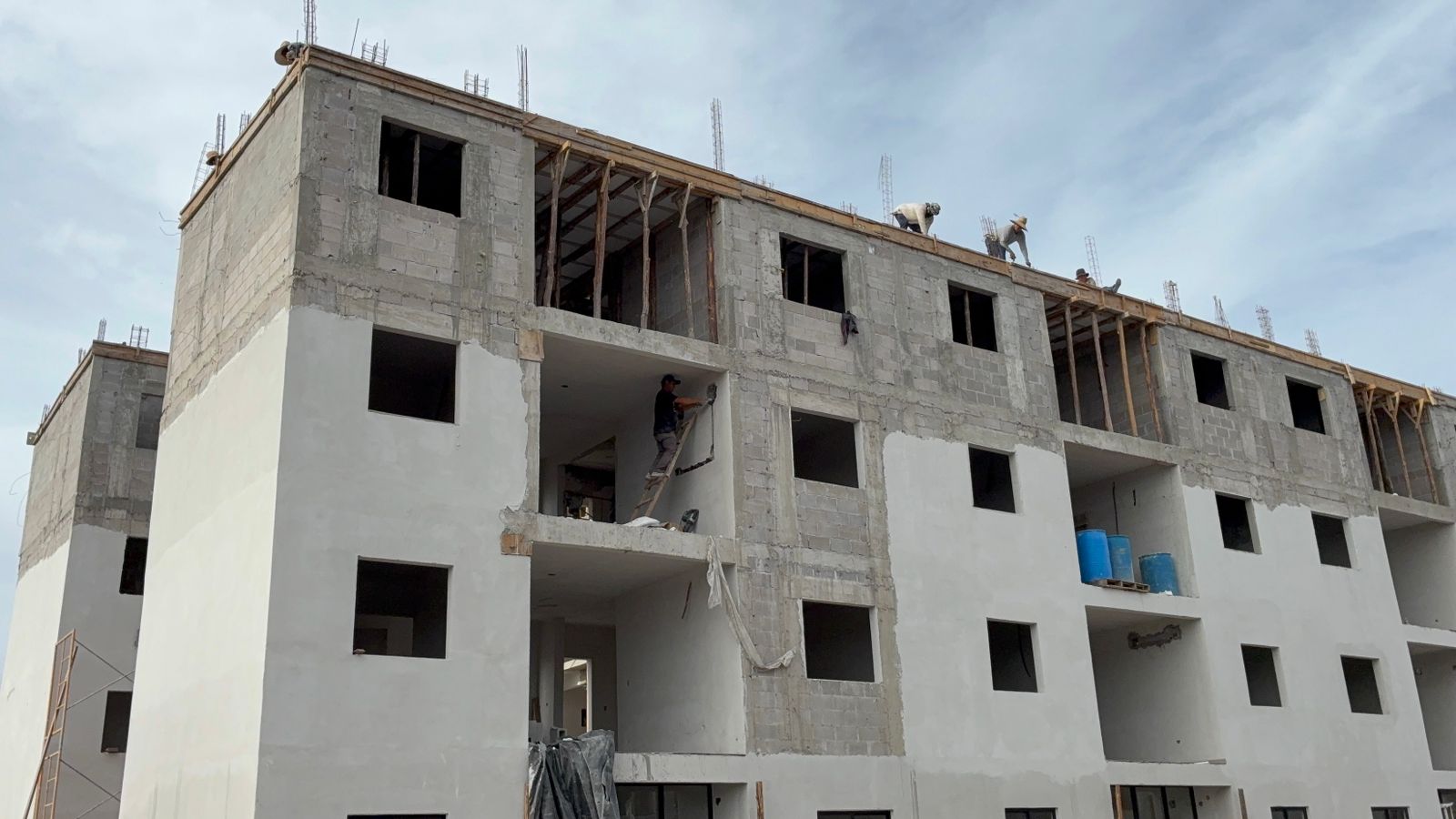 Construcción de Viviendas del Bienestar en Los Mochis, Sinaloa