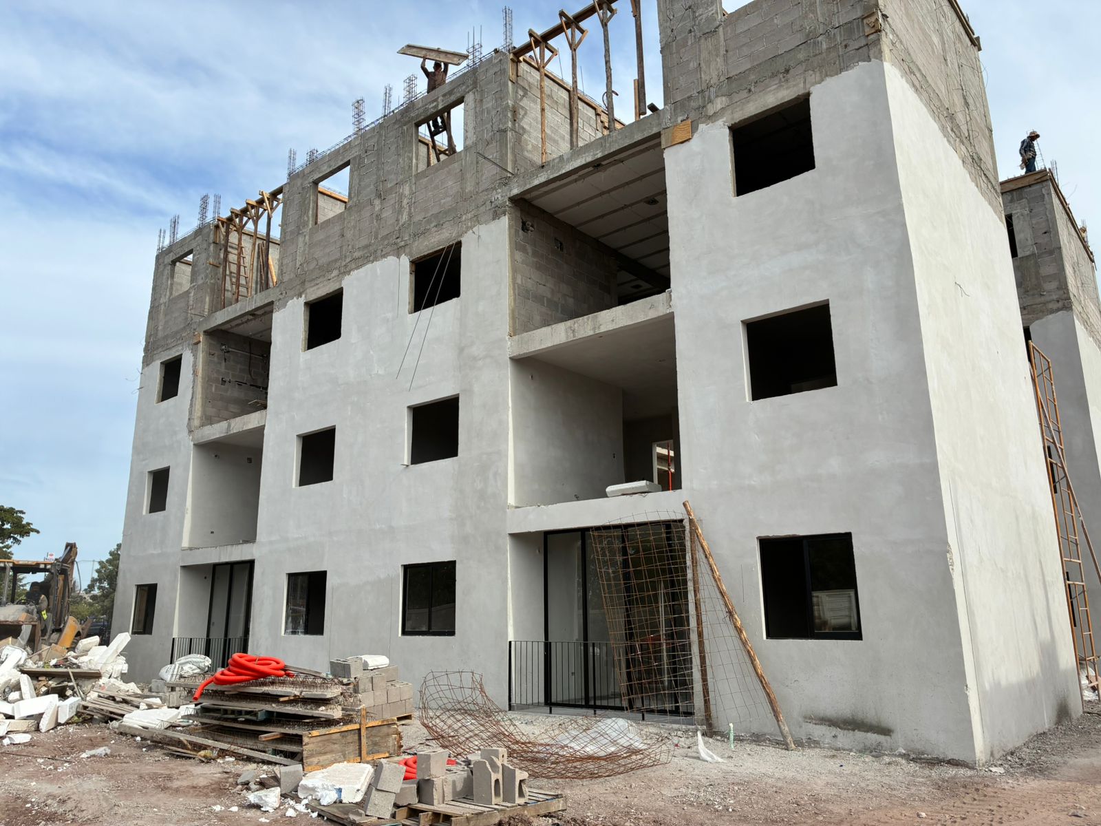 Construcción de Viviendas del Bienestar en Los Mochis, Sinaloa