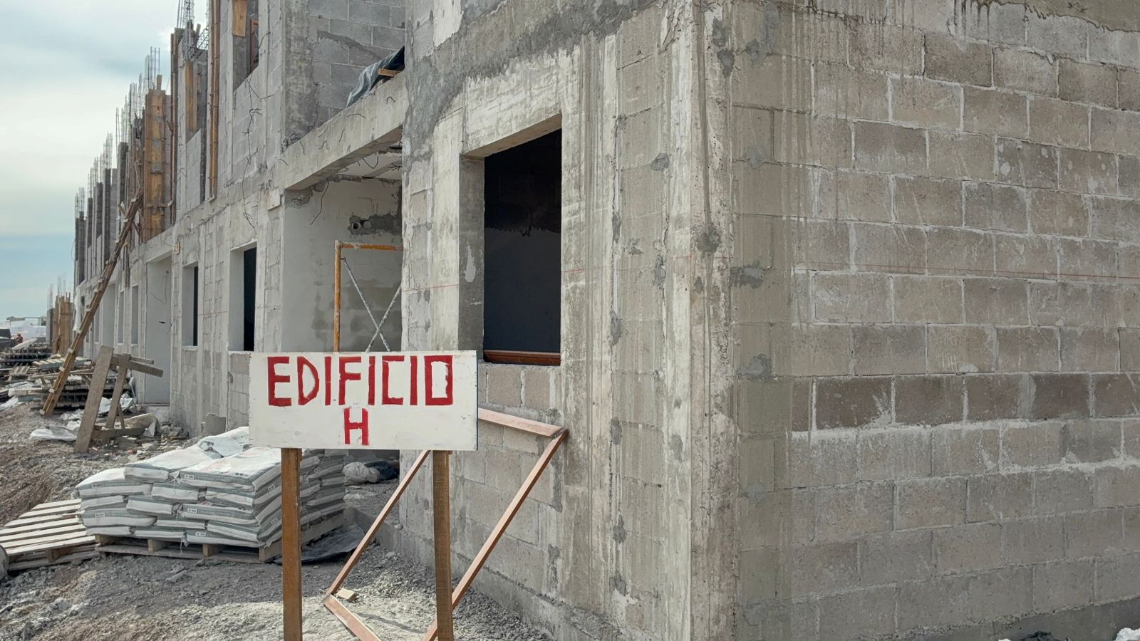 Construcción de Viviendas del Bienestar en Los Mochis, Sinaloa