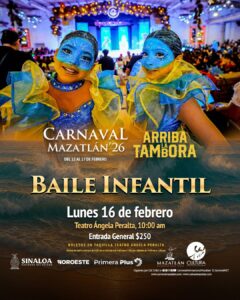 Baile infantil del Carnaval de Mazatlán