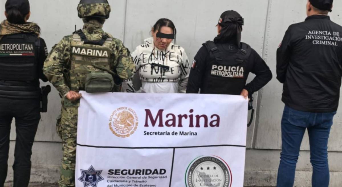 Detienen en Ecatepec a presunta integrante de red de extorsión vinculada a “La Chokiza”